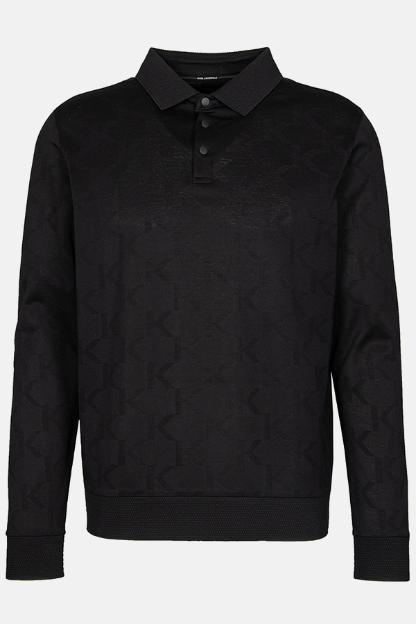 ΜΠΛΟΥΖΑ POLO KARL LAGERFELD - 990 ΜΑΥΡΟ